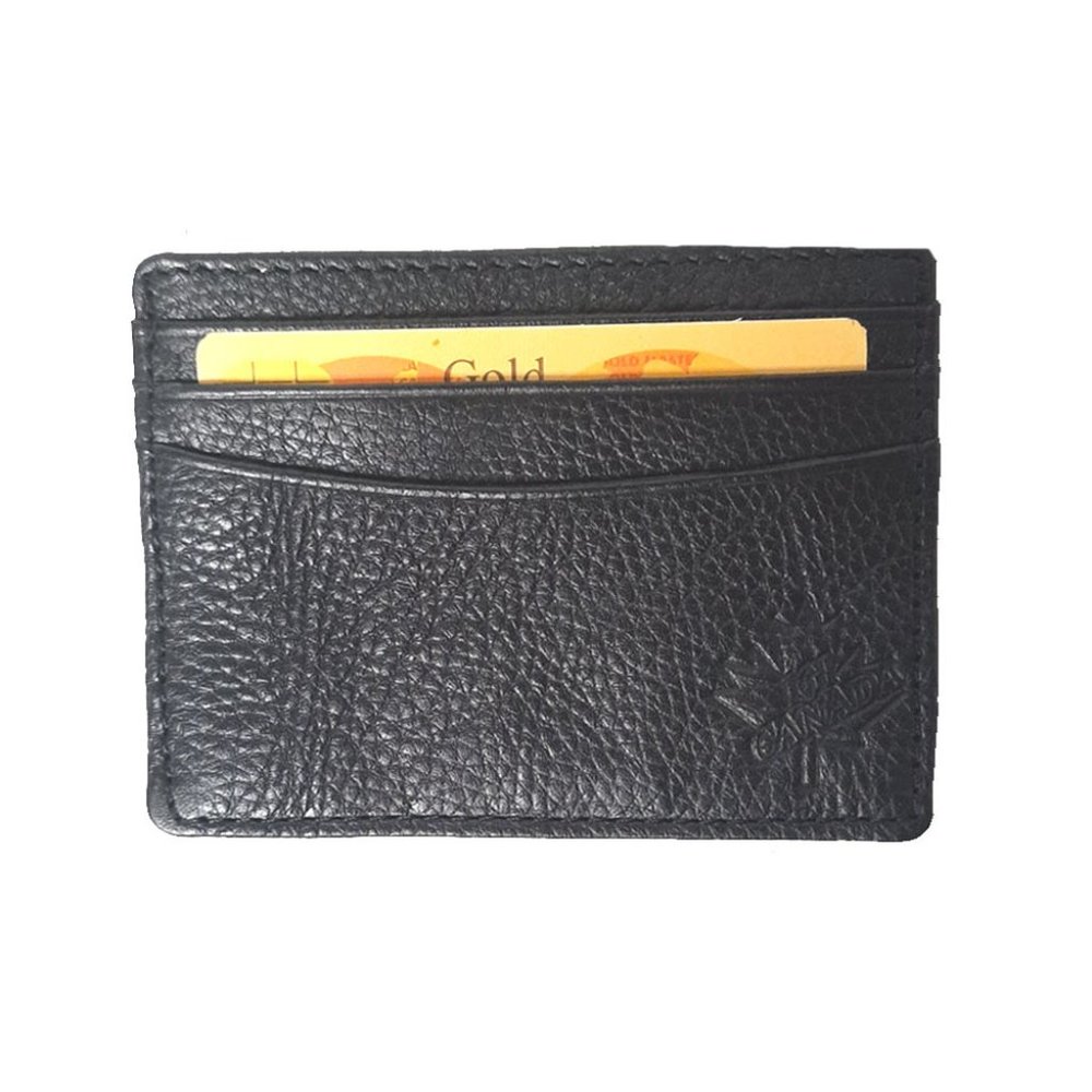 Genuine Cowhide Leather Slim Mini Card Wallet #8407
